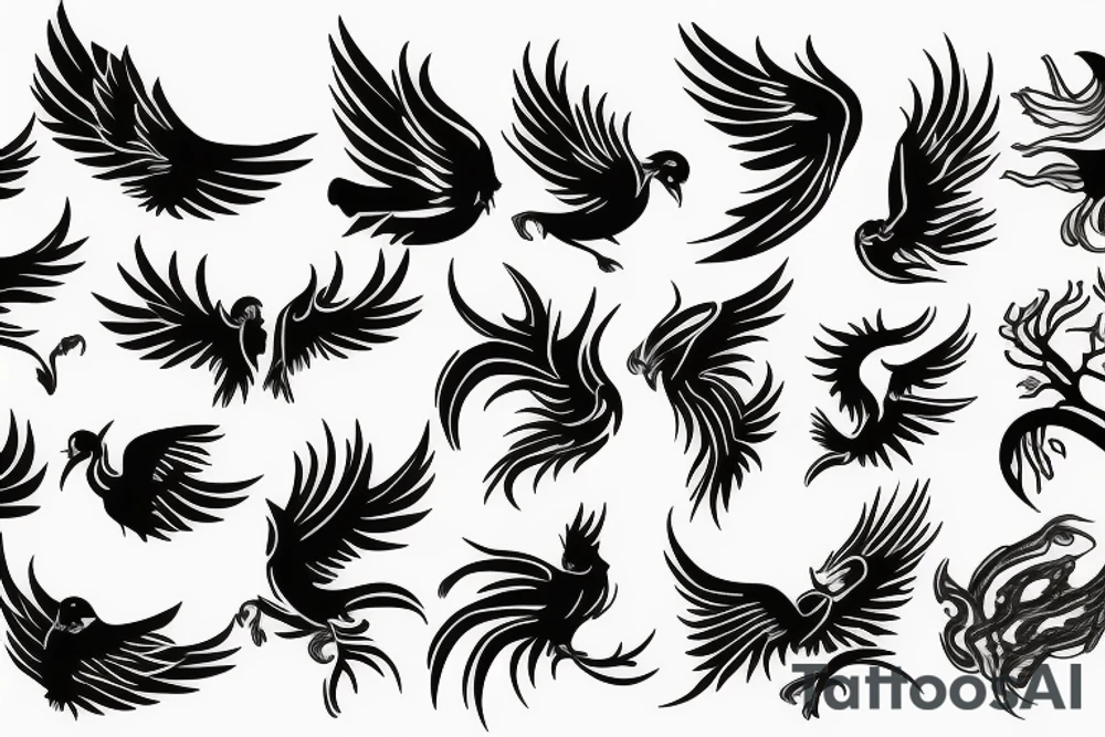 phoenix tattoo idea