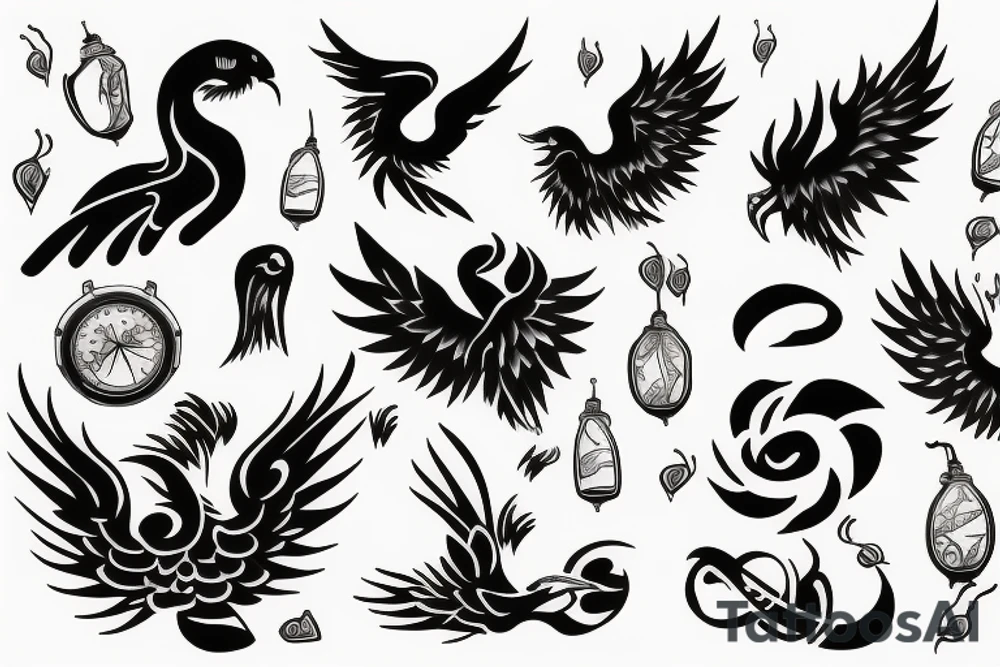 phoenix tattoo idea