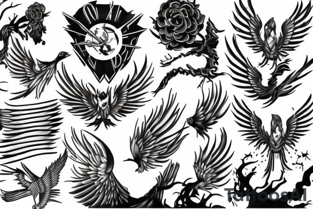 phoenix tattoo idea