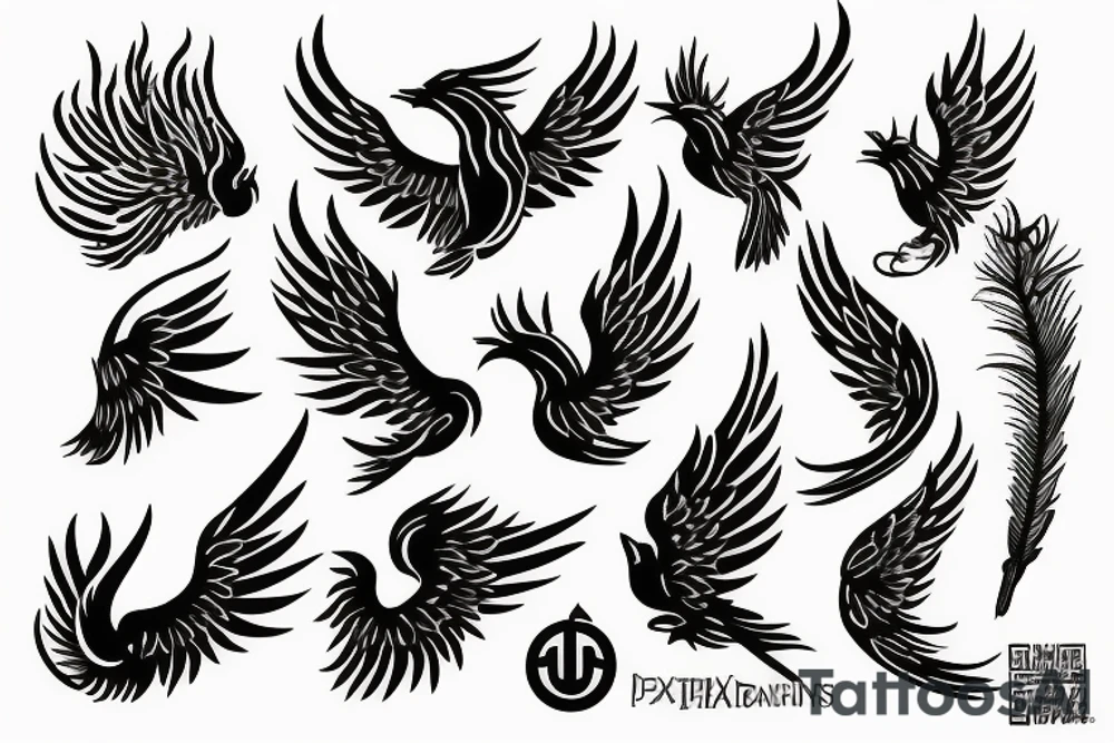 phoenix tattoo idea