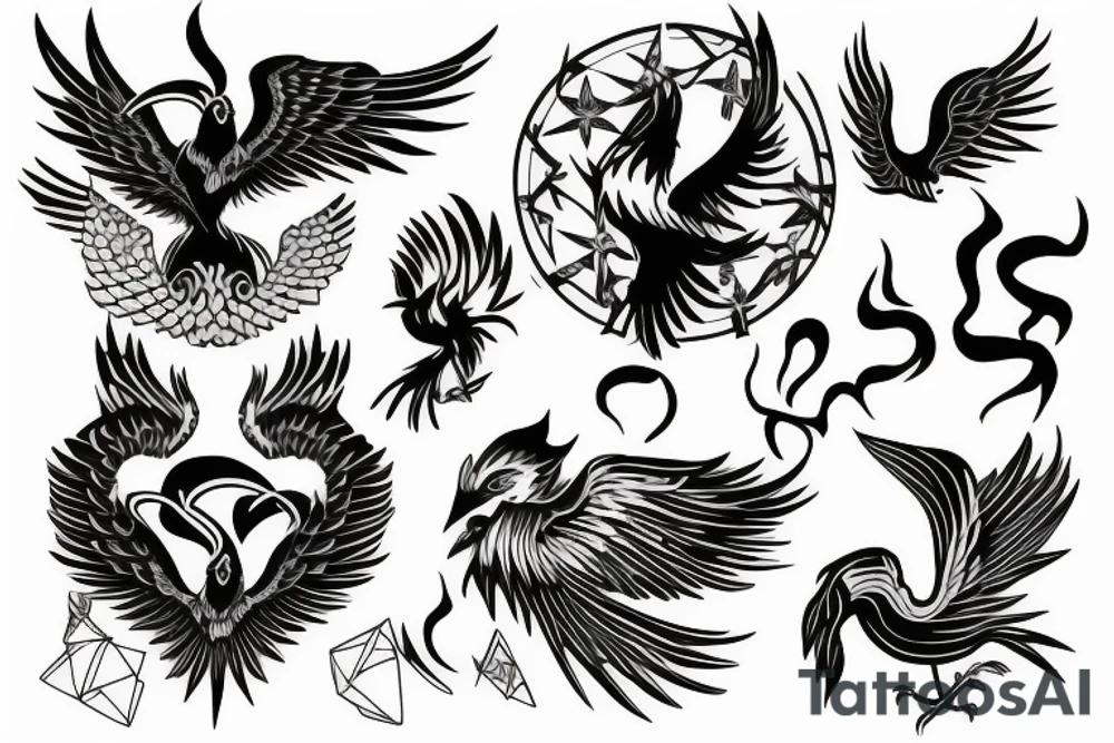 phoenix tattoo idea