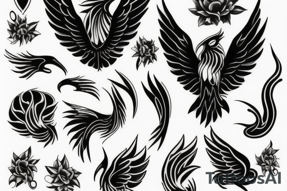 phoenix tattoo idea