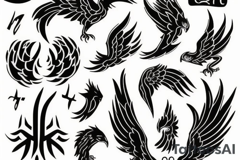 phoenix tattoo idea