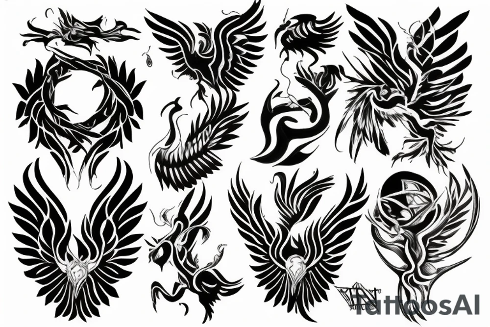 phoenix tattoo idea