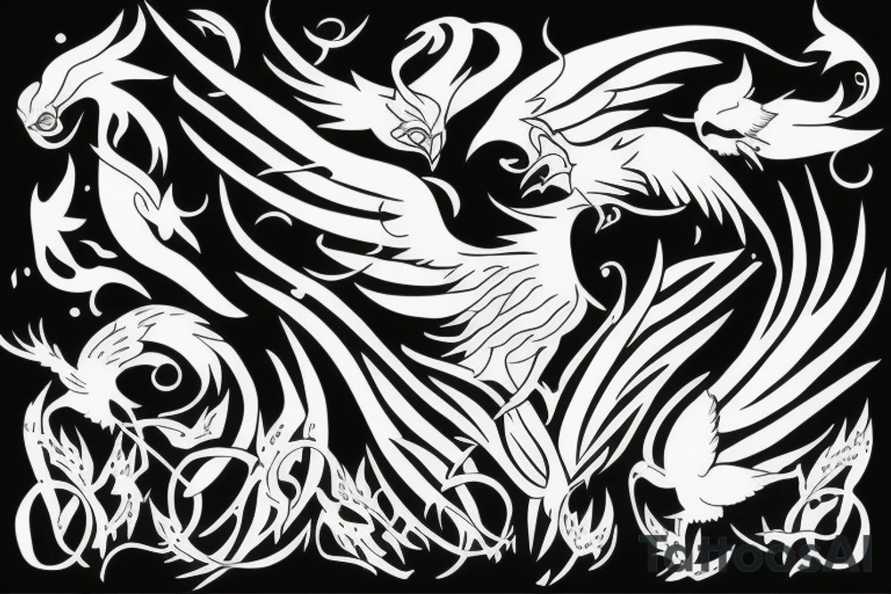 phoenix tattoo idea