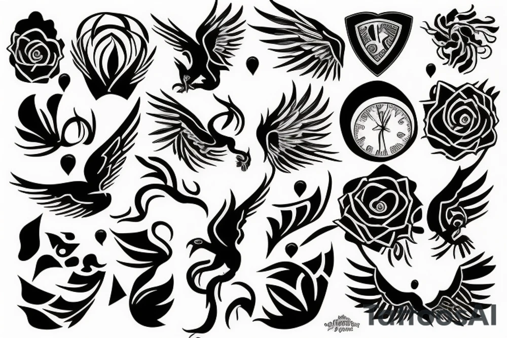 phoenix tattoo idea