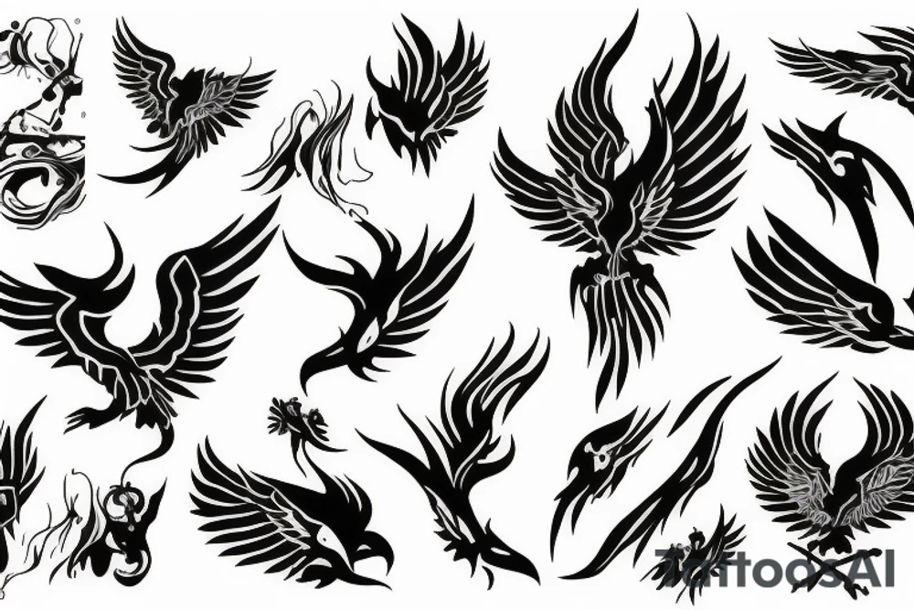 phoenix tattoo idea