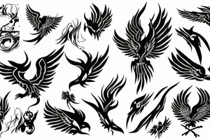 phoenix tattoo idea