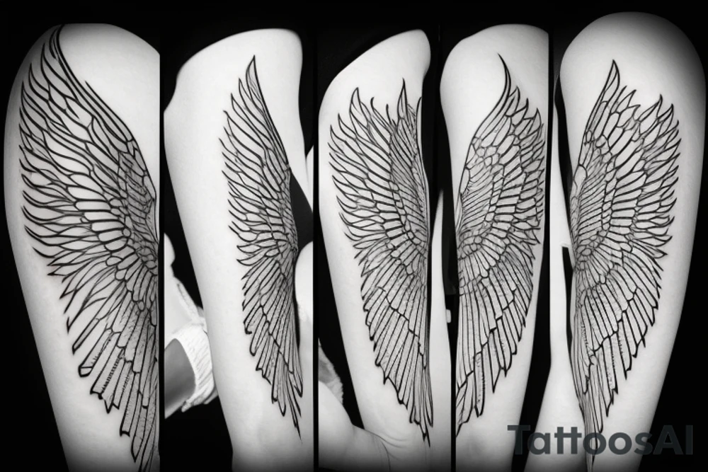 phoenix flying tattoo idea
