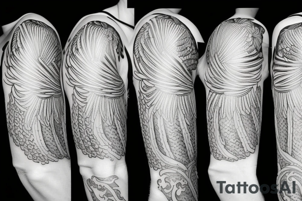 phoenix royal flying tattoo idea