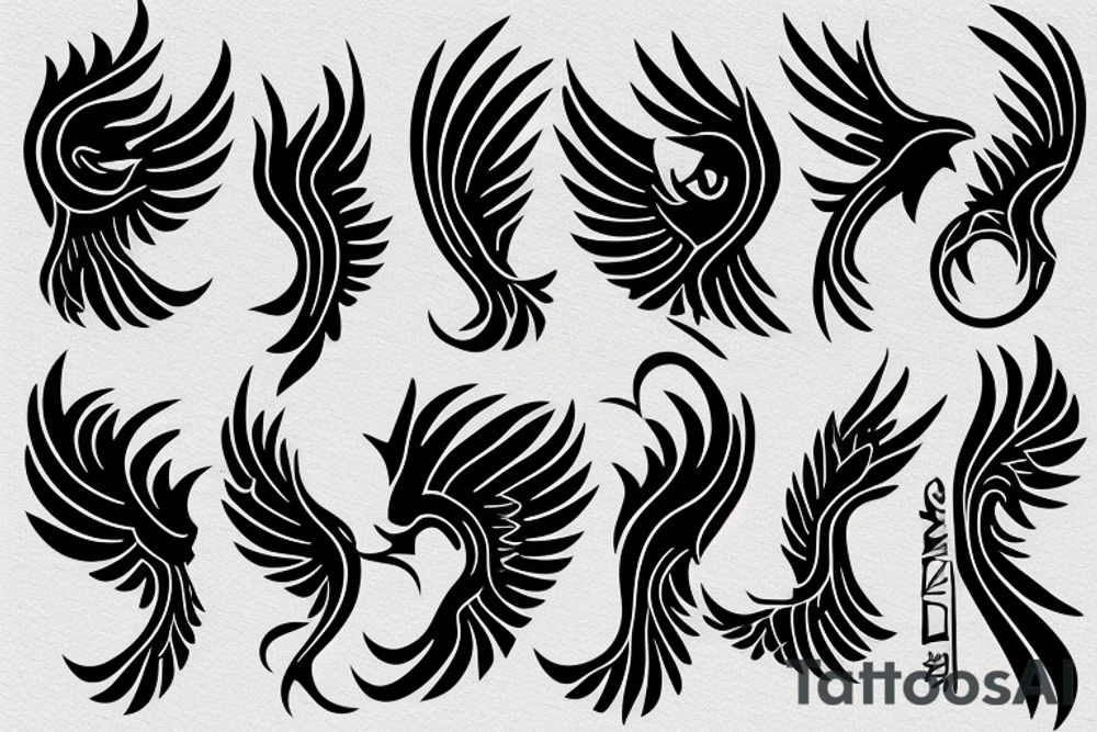 phoenix burning tattoo idea