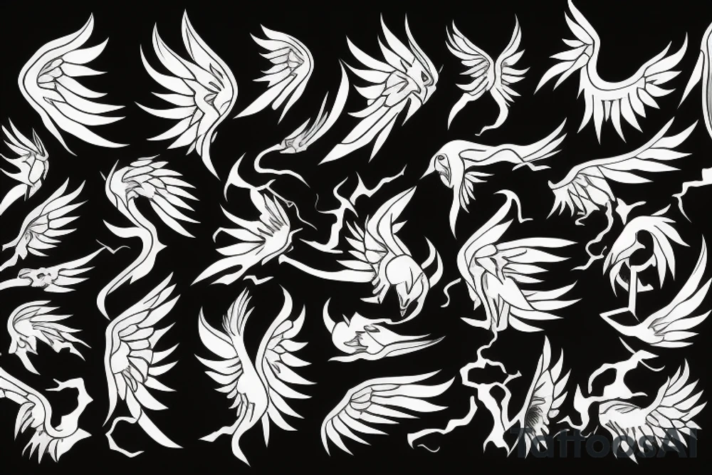 phoenix burning tattoo idea