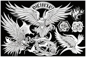 phoenix delicated tattoo idea
