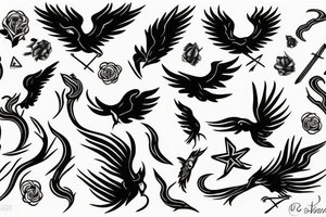 phoenix delicated tattoo idea