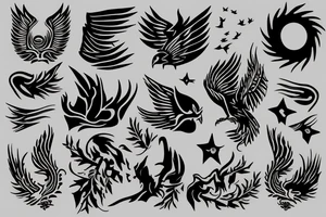 phoenix delicated tattoo idea