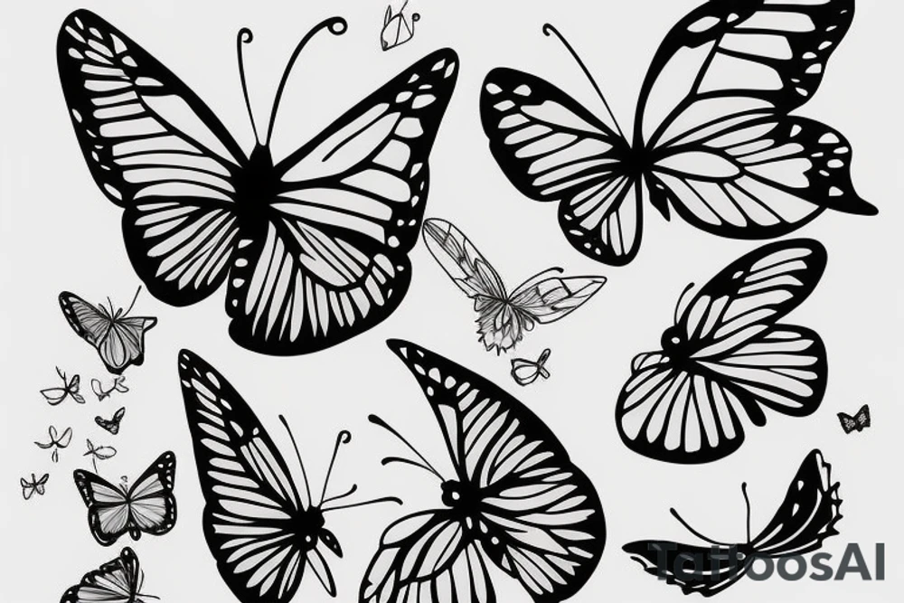 butterfly tattoo idea