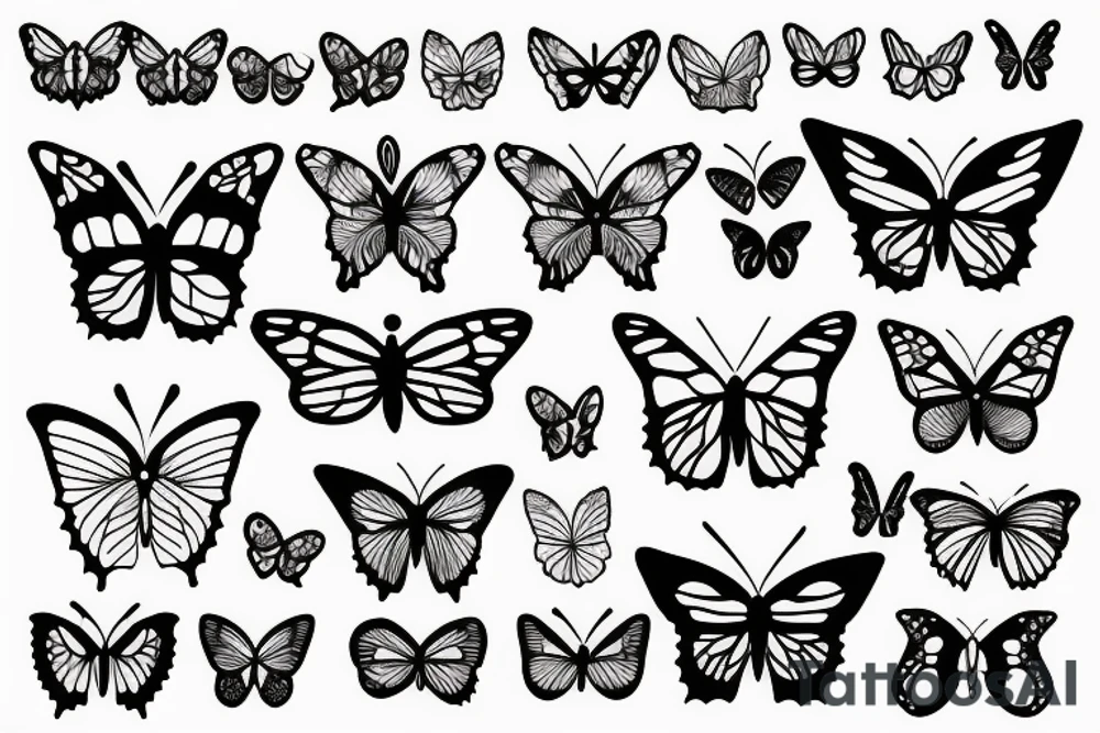 butterfly tattoo idea