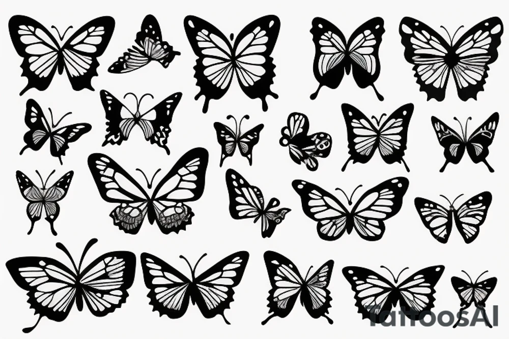 Butterfly tattoo idea