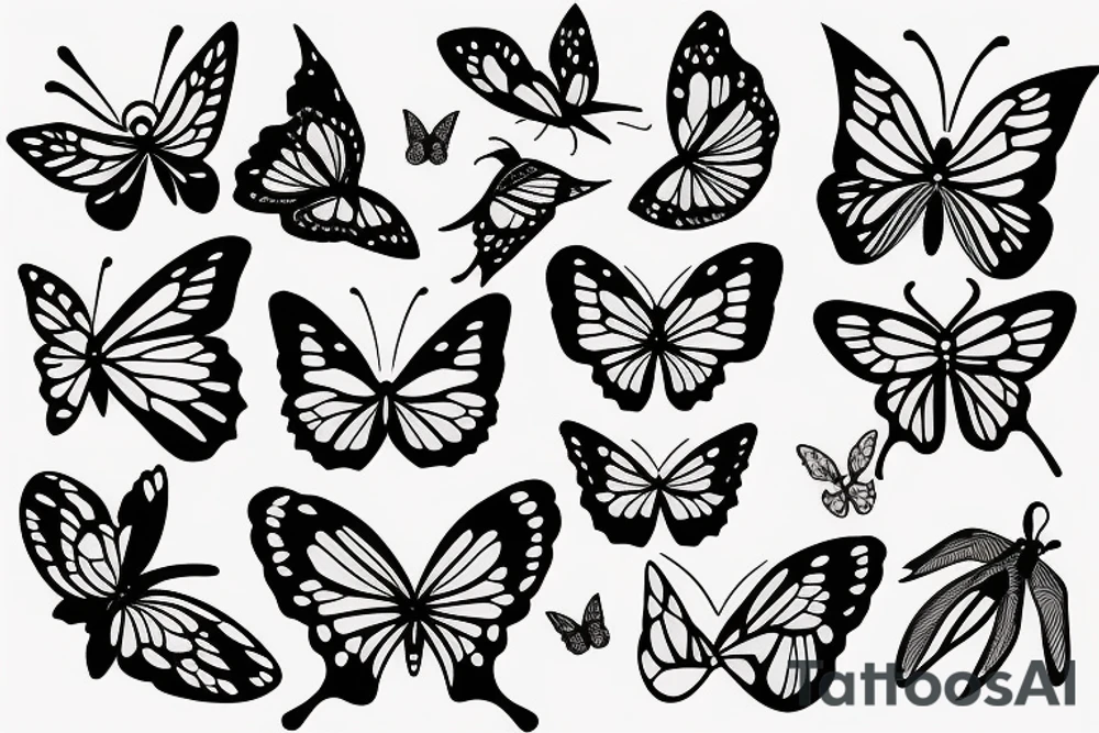 Butterfly tattoo idea