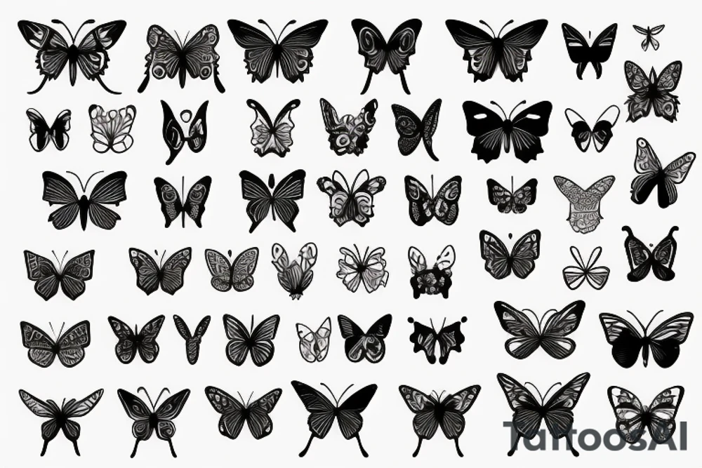 Butterfly tattoo idea