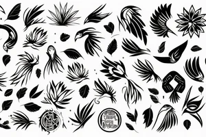 phoenix girly tattoo idea