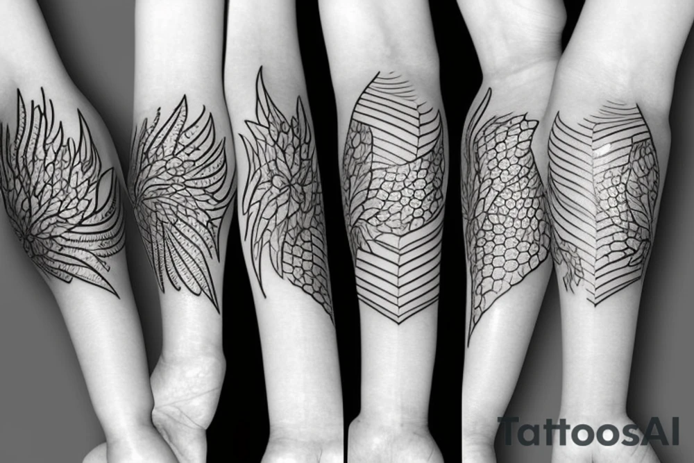 phoenix girly tattoo idea