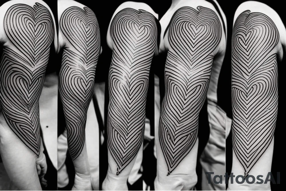phoenix heart tattoo idea