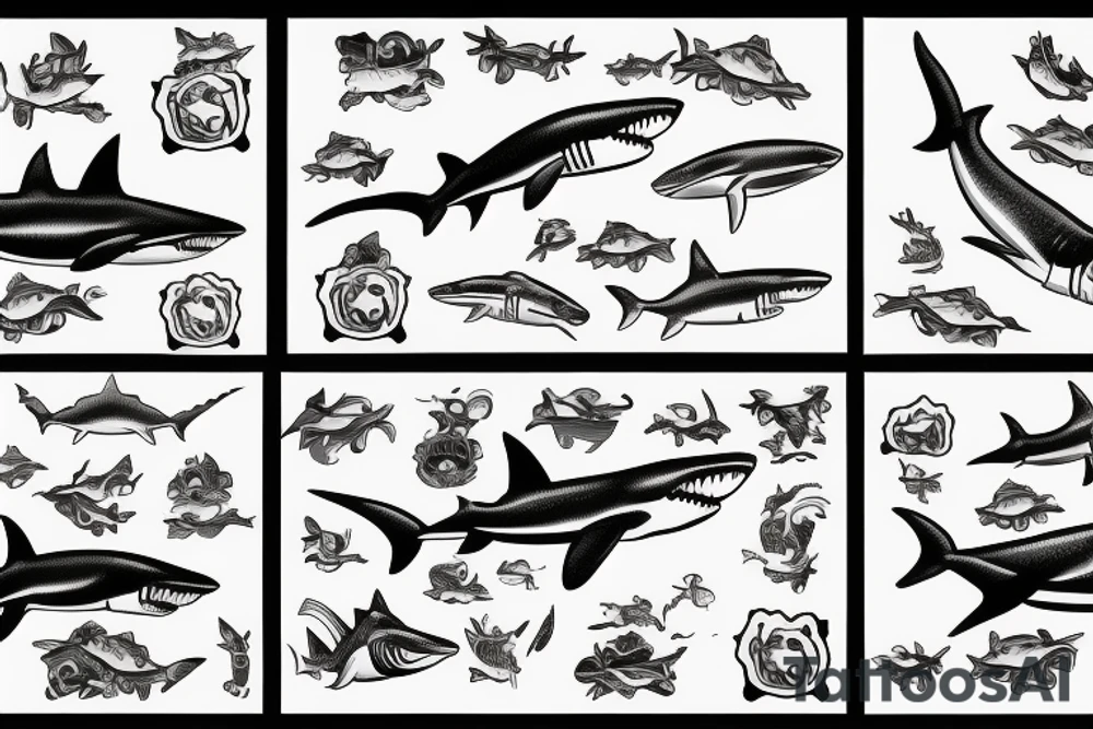 Shark tattoo idea