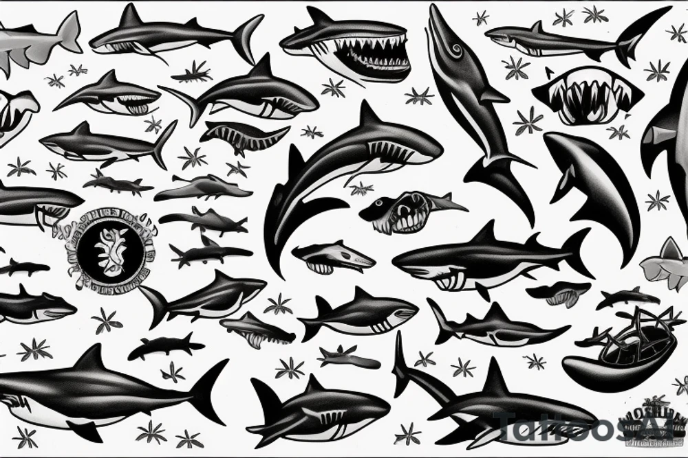 Shark tattoo idea