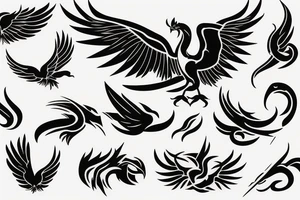 phoenix logo tattoo idea