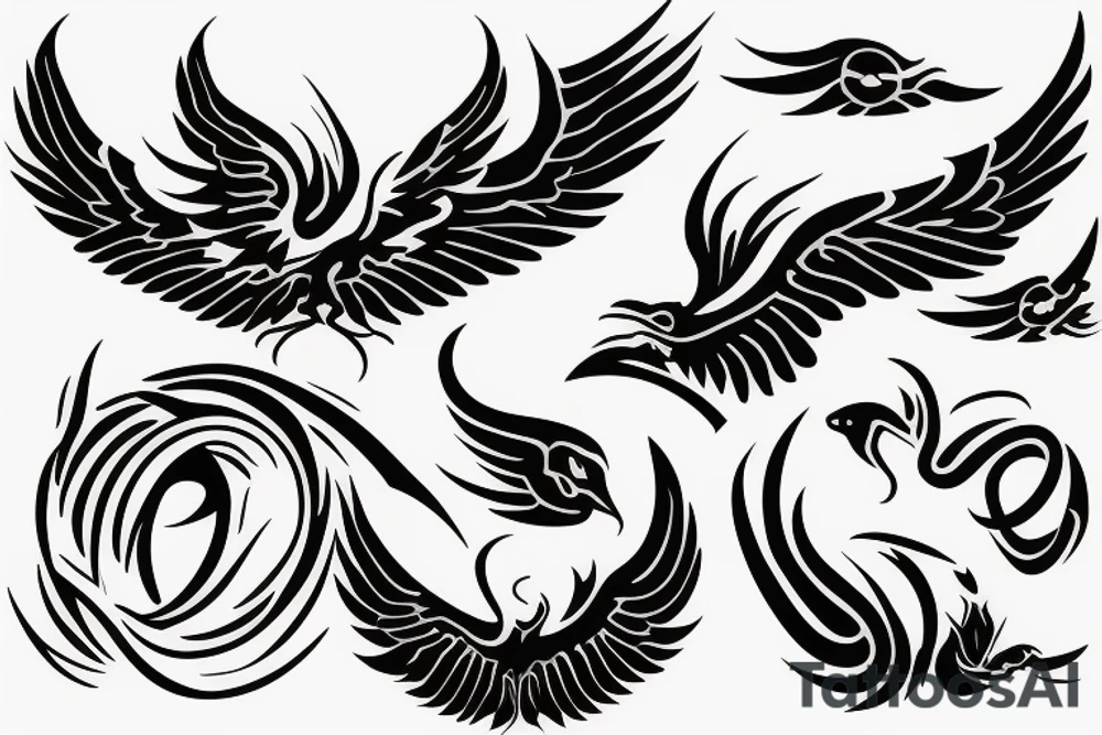 phoenix logo tattoo idea