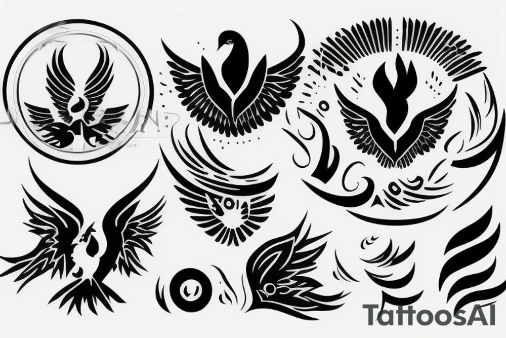 phoenix logo tattoo idea