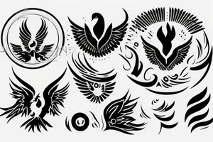 phoenix logo tattoo idea