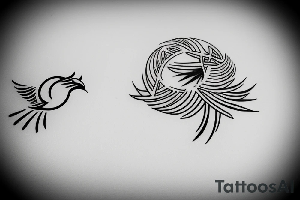 phoenix logo tattoo idea