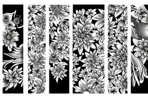 phoenix flowers tattoo idea