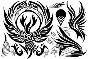 phoenix baby tattoo idea
