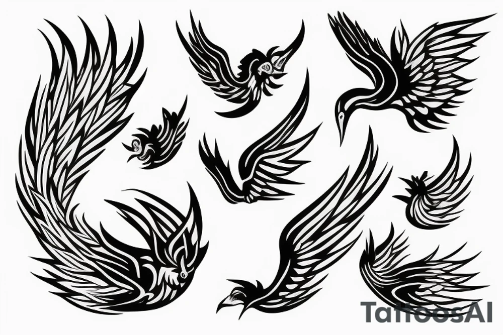 phoenix baby tattoo idea
