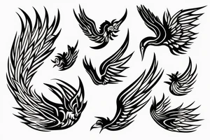 phoenix baby tattoo idea