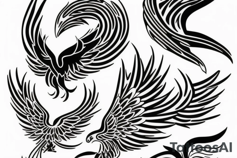 phoenix baby tattoo idea