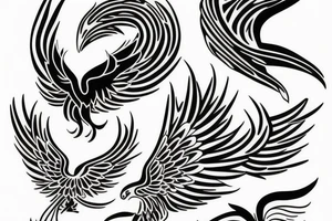 phoenix baby tattoo idea