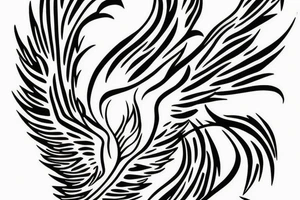 phoenix fire tattoo idea
