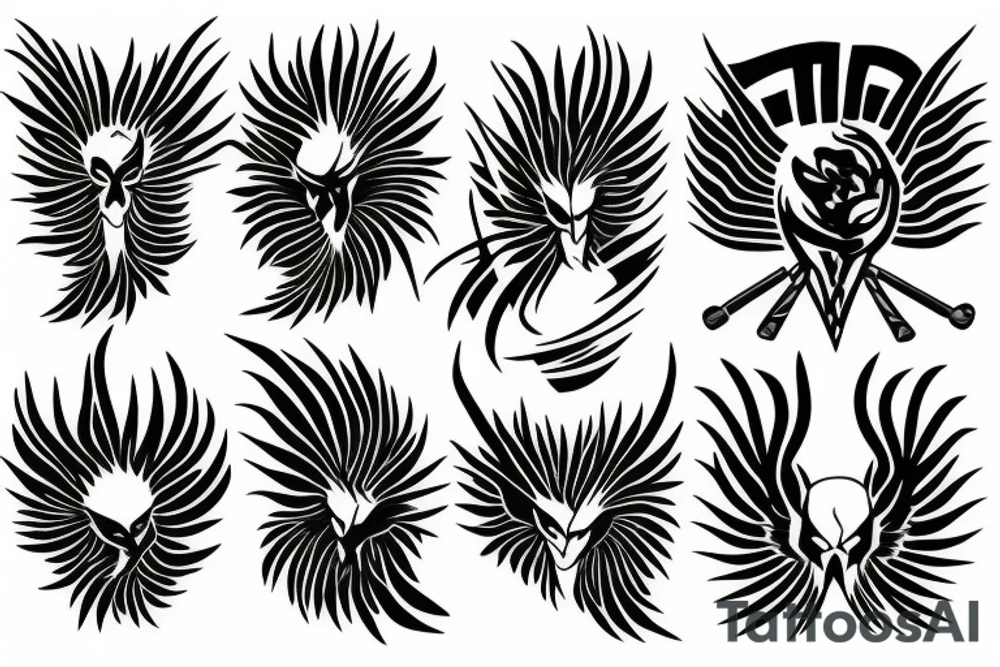 phoenix fire tattoo idea
