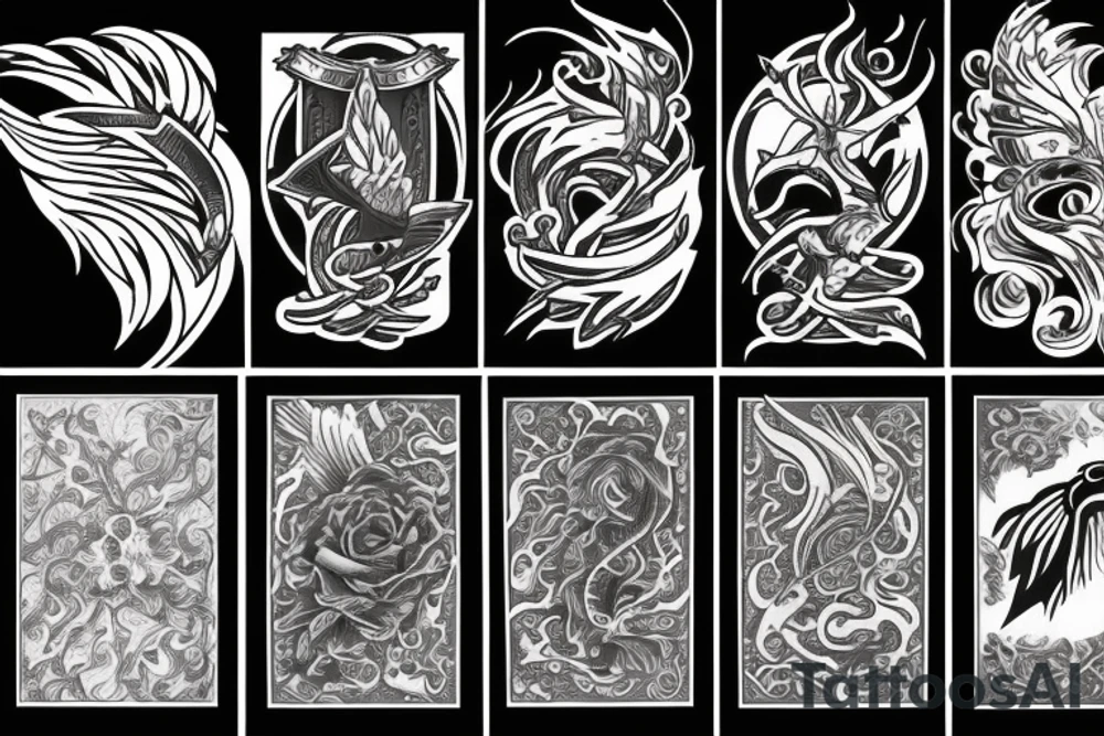 phoenix fire tattoo idea