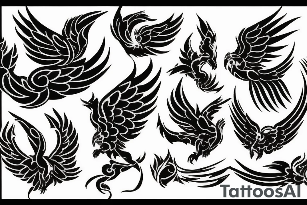 phoenix fire tattoo idea