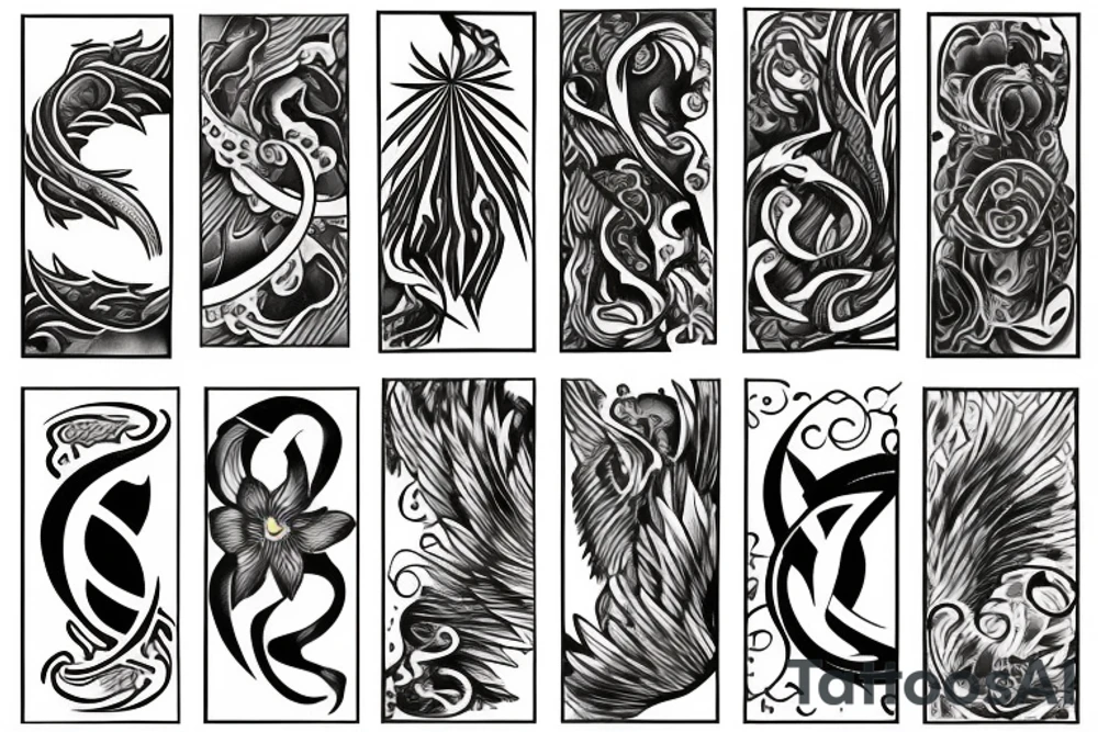 phoenix fire tattoo idea