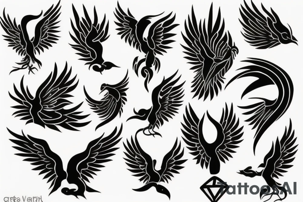 phoenix tattoo idea