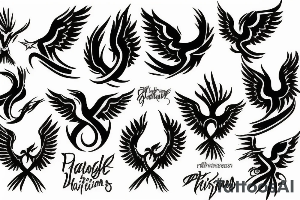 phoenix tattoo idea