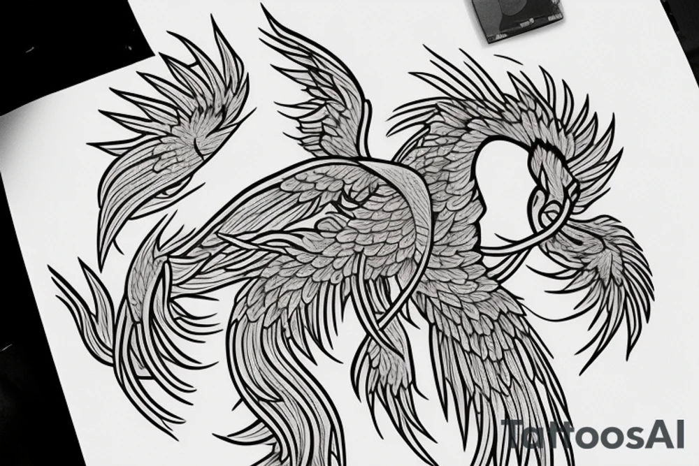 phoenix tattoo idea