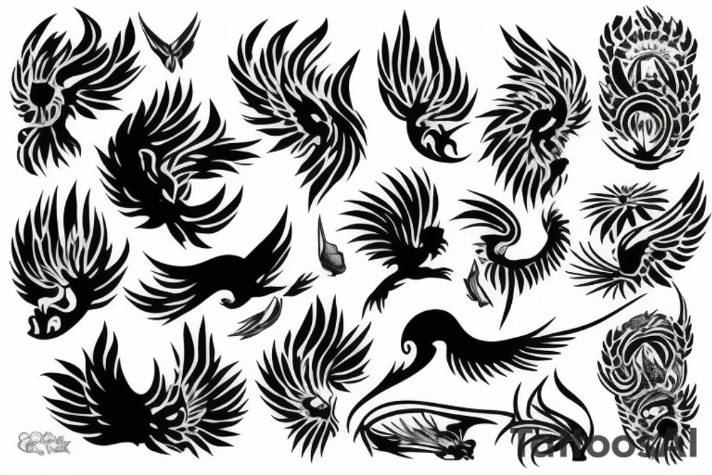 phoenix tattoo idea