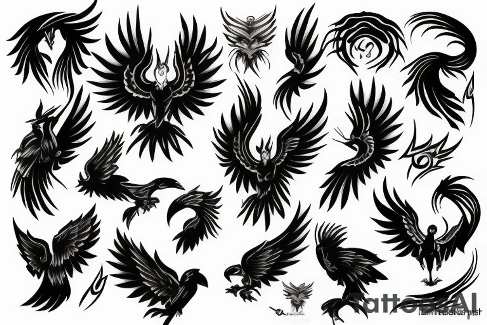 phoenix tattoo idea